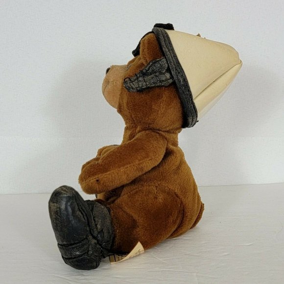 Harley Davidson Teddy Bear Vintage 1998 Tiny Plush Biker 5.5" - Picture 10 of 11